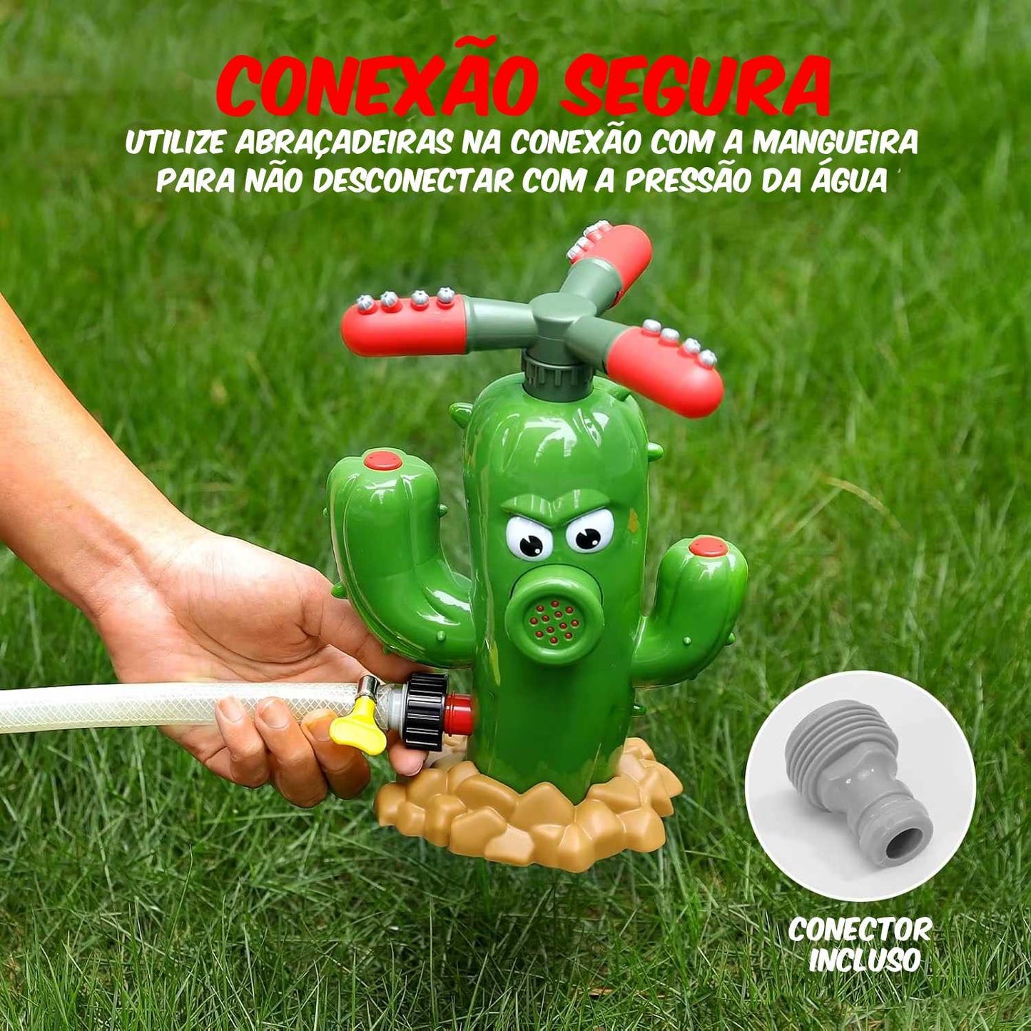 Coleção AquaGarden - Hidrante - Cacto - Caramujo - Polvo