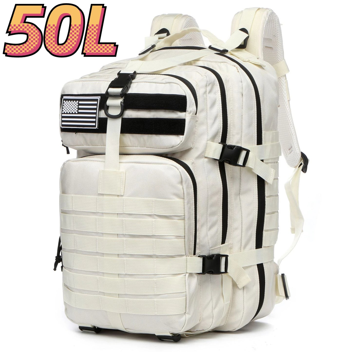 Mochila Militar Adventure - A Prova D'Água - Capacidade de 25 e 50 Litros - Diversas Cores