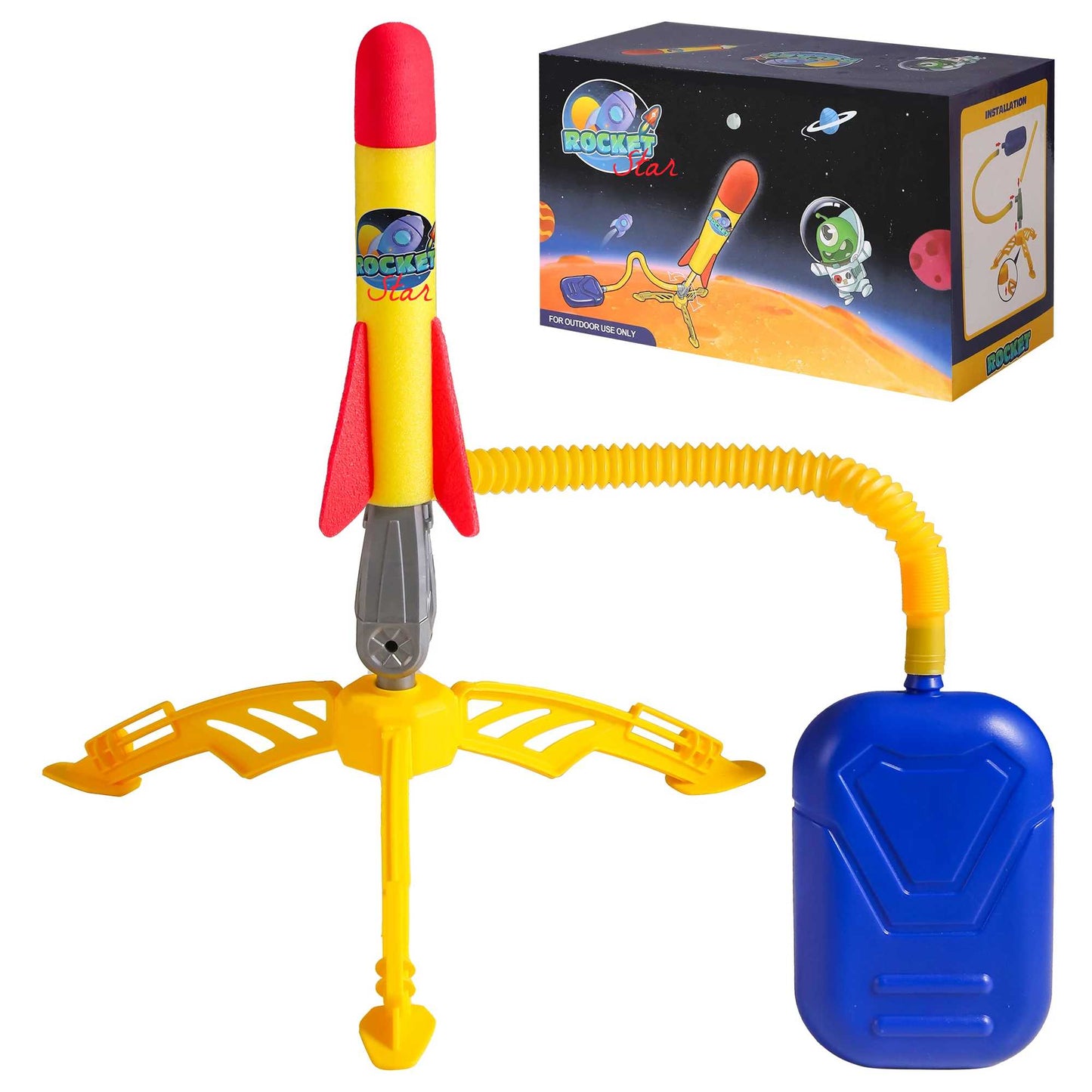 Rocket Star - Foguete de Espuma com propulsão a ar