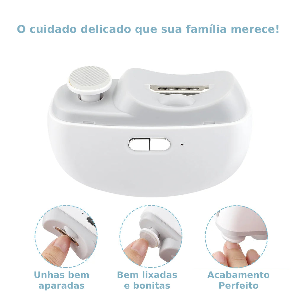 Angel Care - Cortador de Unhas Elétrico - Recarregável via USB