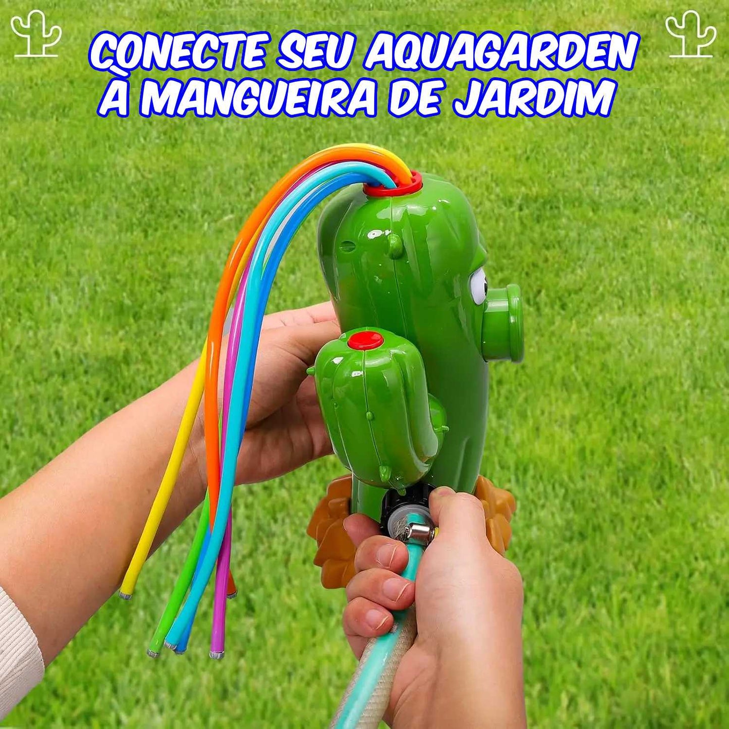 Coleção AquaGarden - Hidrante - Cacto - Caramujo - Polvo