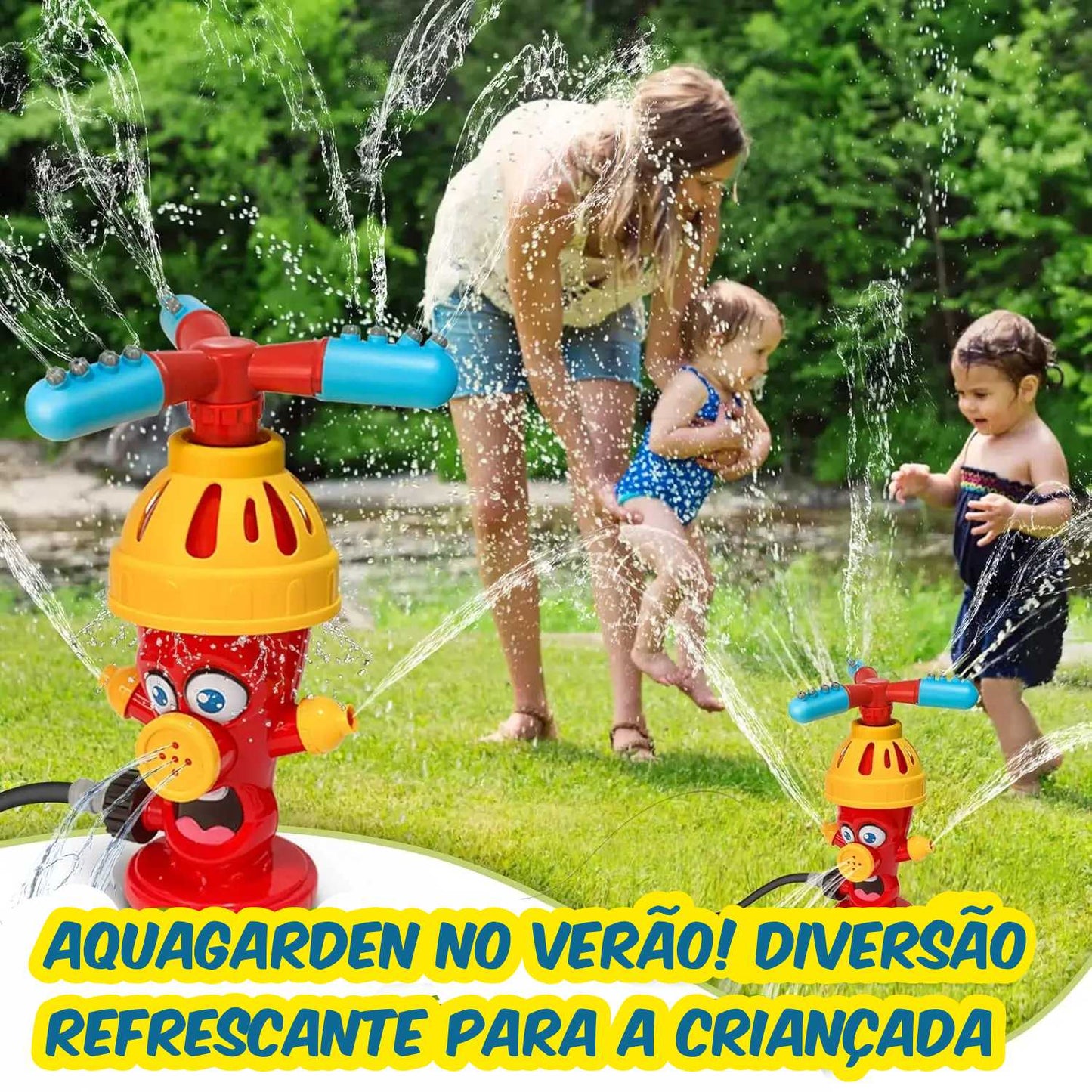 Coleção AquaGarden - Hidrante - Cacto - Caramujo - Polvo