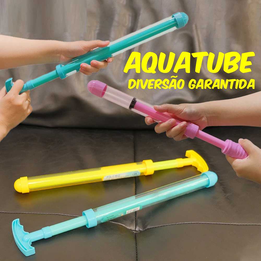 AquaTube Bastão Lançador de Água - Brinquedo Lançador de Água - Diversão para o calor