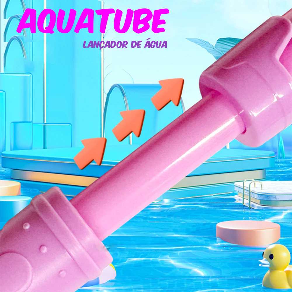 AquaTube Bastão Lançador de Água - Brinquedo Lançador de Água - Diversão para o calor