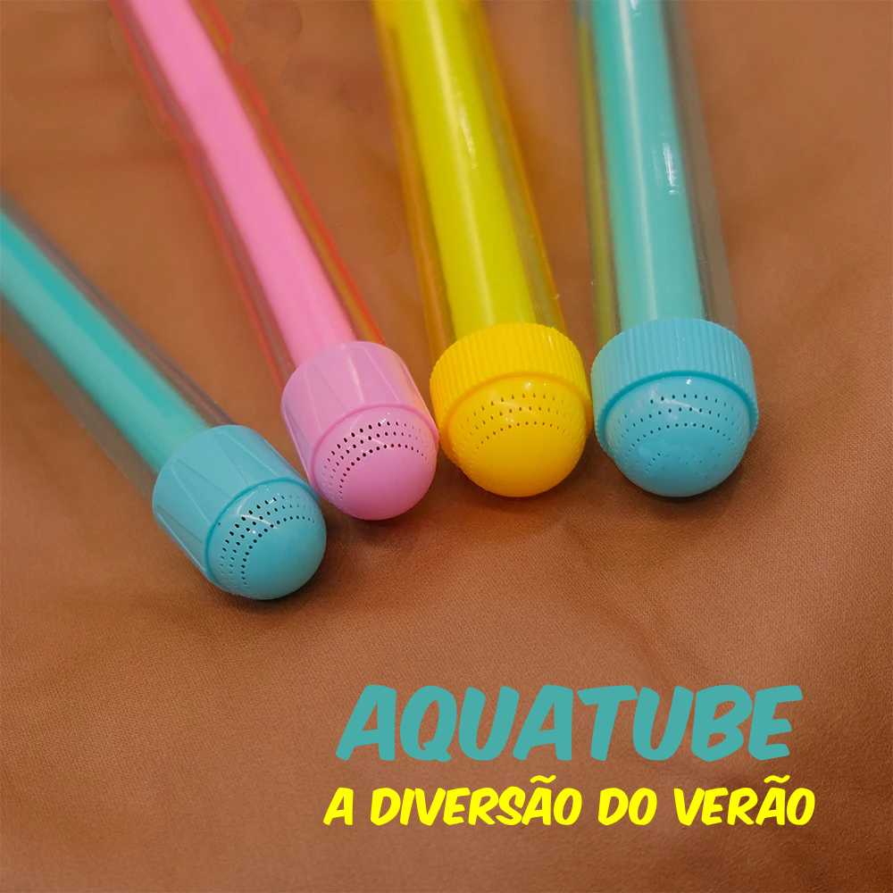 AquaTube Bastão Lançador de Água - Brinquedo Lançador de Água - Diversão para o calor