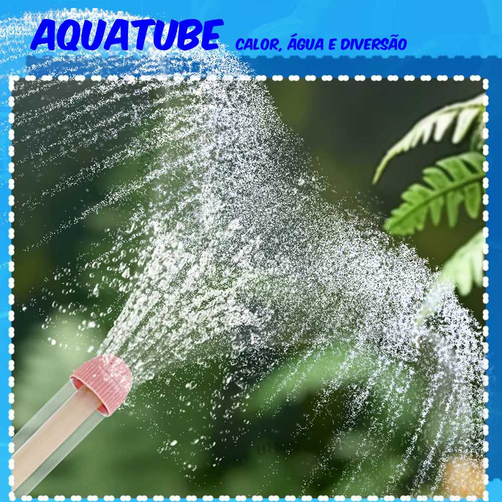 AquaTube Bastão Lançador de Água - Brinquedo Lançador de Água - Diversão para o calor