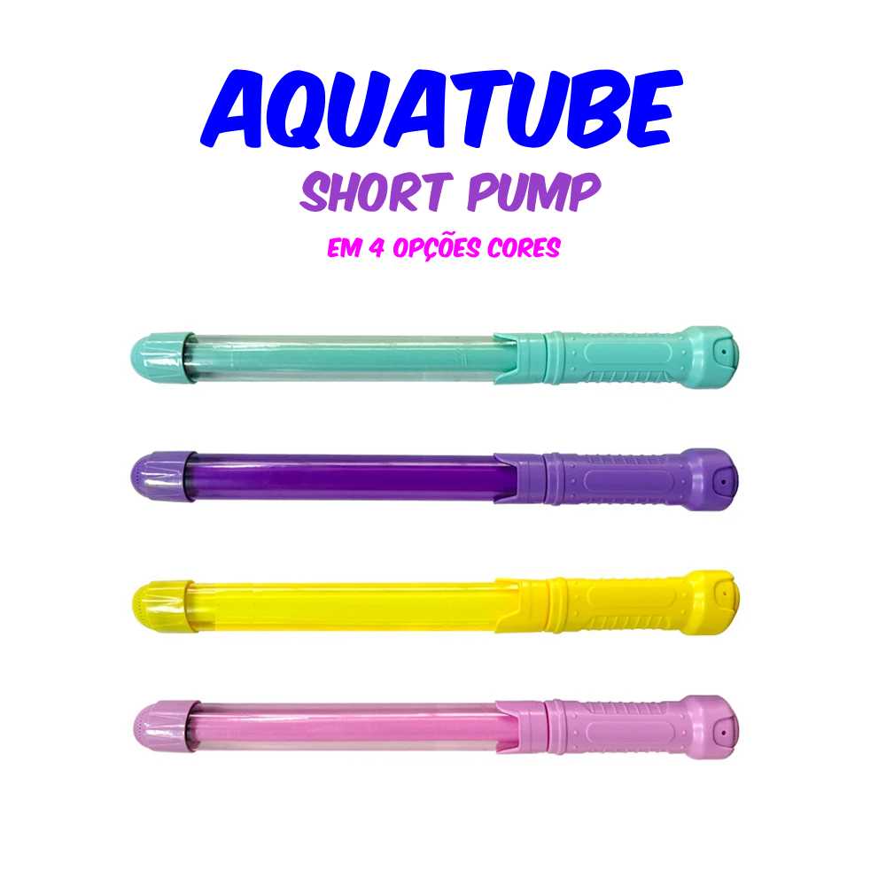 AquaTube Bastão Lançador de Água - Brinquedo Lançador de Água - Diversão para o calor