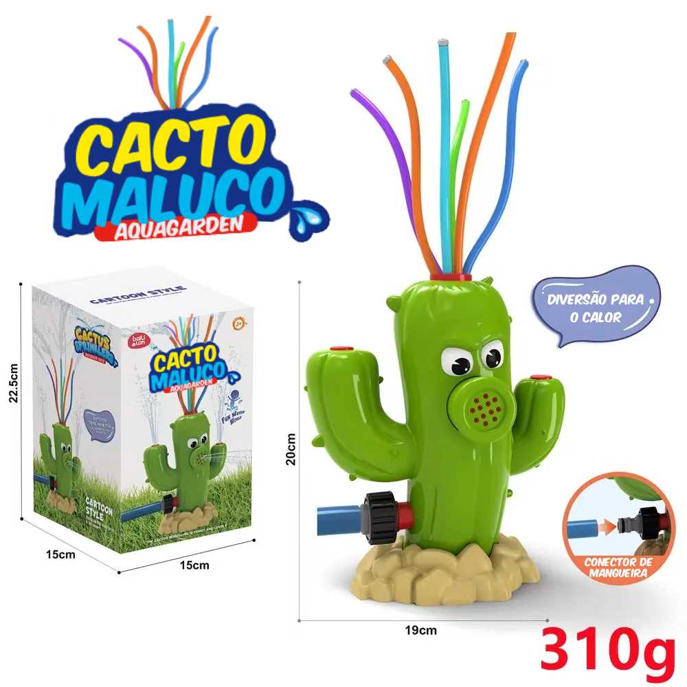 Coleção AquaGarden - Hidrante - Cacto - Caramujo - Polvo