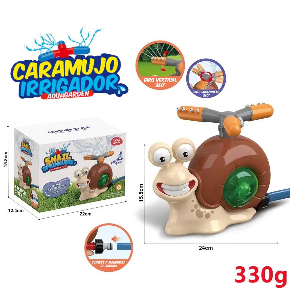 Coleção AquaGarden - Hidrante - Cacto - Caramujo - Polvo