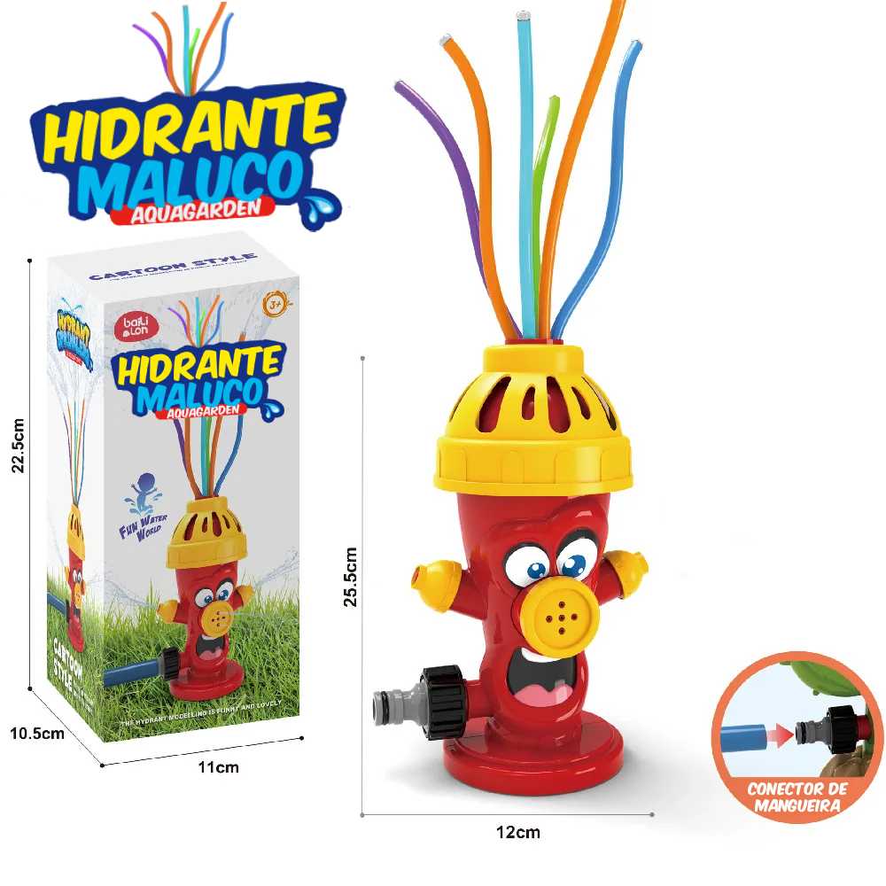 Coleção AquaGarden - Hidrante - Cacto - Caramujo - Polvo