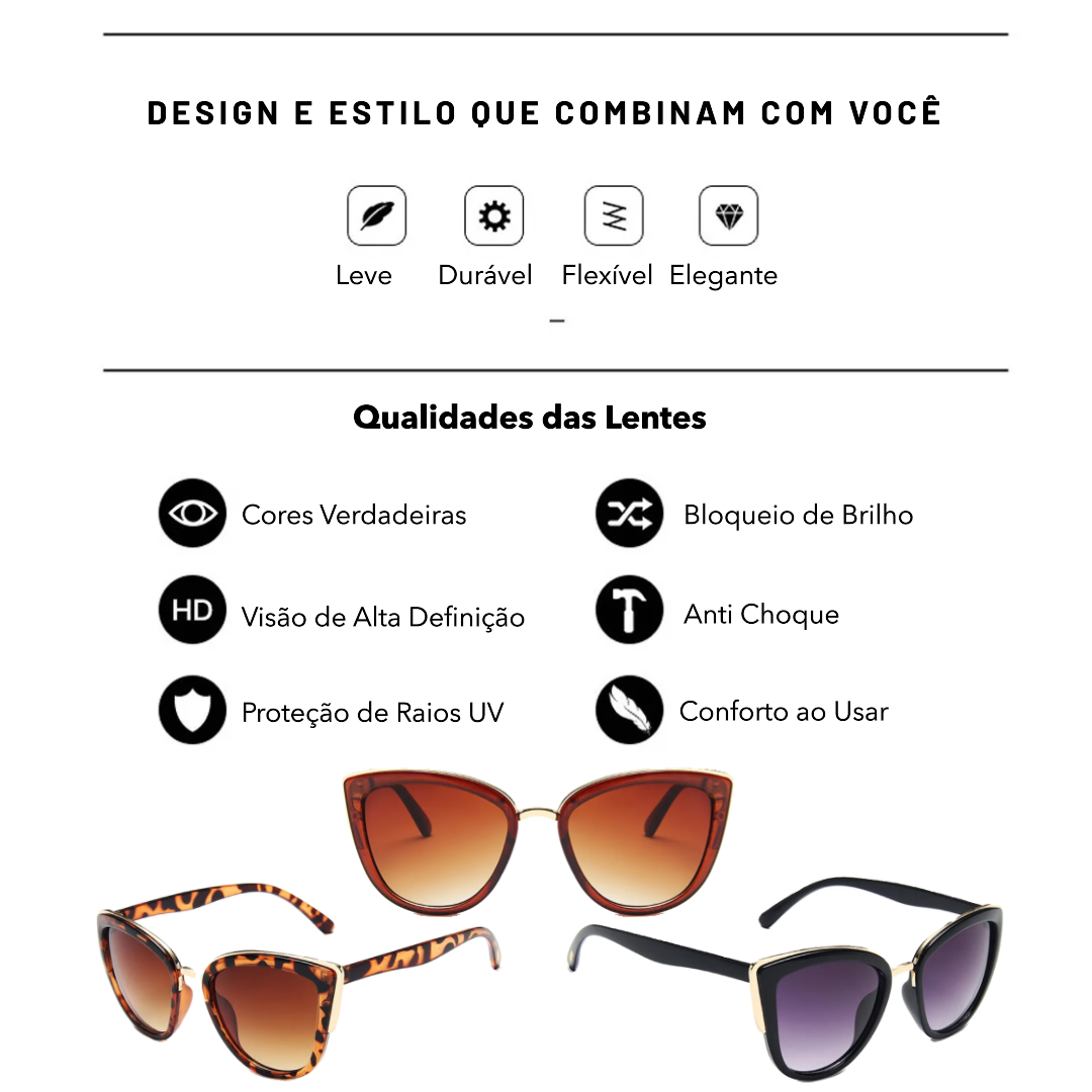 Óculos de Sol LOVESUMMER - Presenteiemais