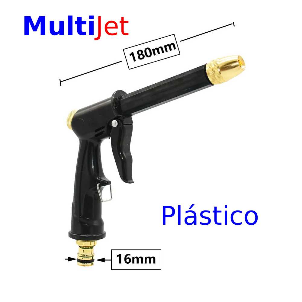 MultiJet Pistola Esguicho para mangueira de jardim e máquinas elétricas de alta pressão