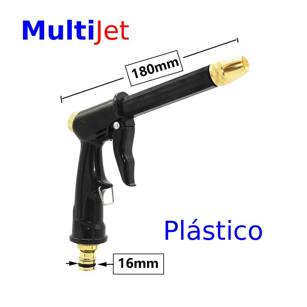 MultiJet Pistola Esguicho para mangueira de jardim e máquinas elétricas de alta pressão