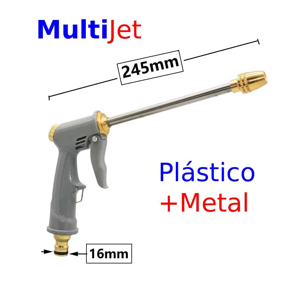 MultiJet Pistola Esguicho para mangueira de jardim e máquinas elétricas de alta pressão