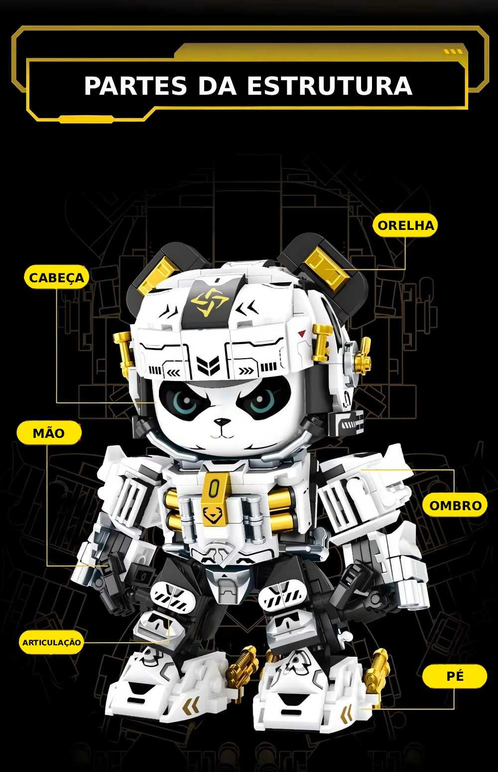 Heróis Zoodiacos - Robôs Animais Novidade 2025 Blocos para Montar