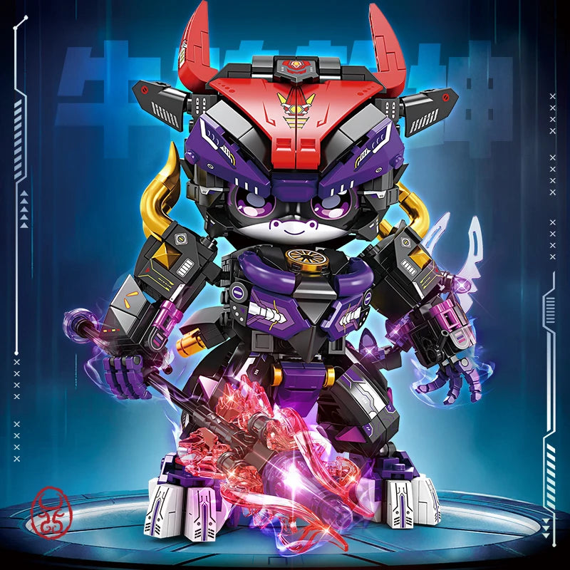 Heróis Zoodiacos - Robôs Animais Novidade 2025 Blocos para Montar