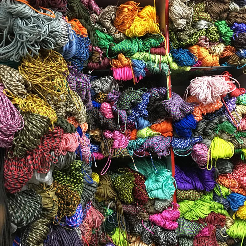 PolyCorda de Poliester Trançado de 4mm  - Náutica, Camping, Militar, Paraquedismo, Aventura, Casa e Trabalho