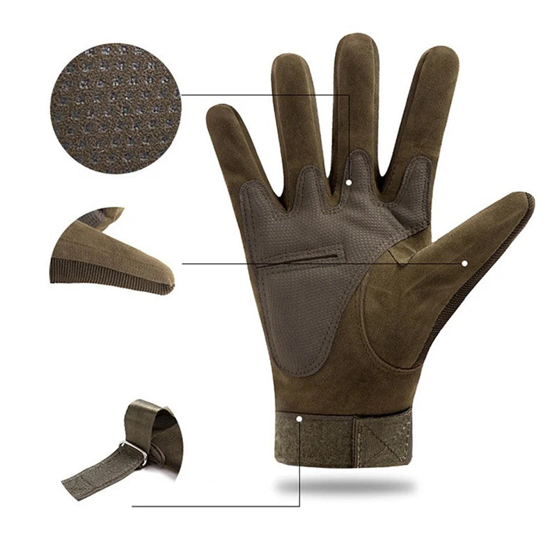 PowerHand Luva Tática Militar, Moto, Esportes Radicais, Ciclismo, Proteção para o trabalho no dia a dia
