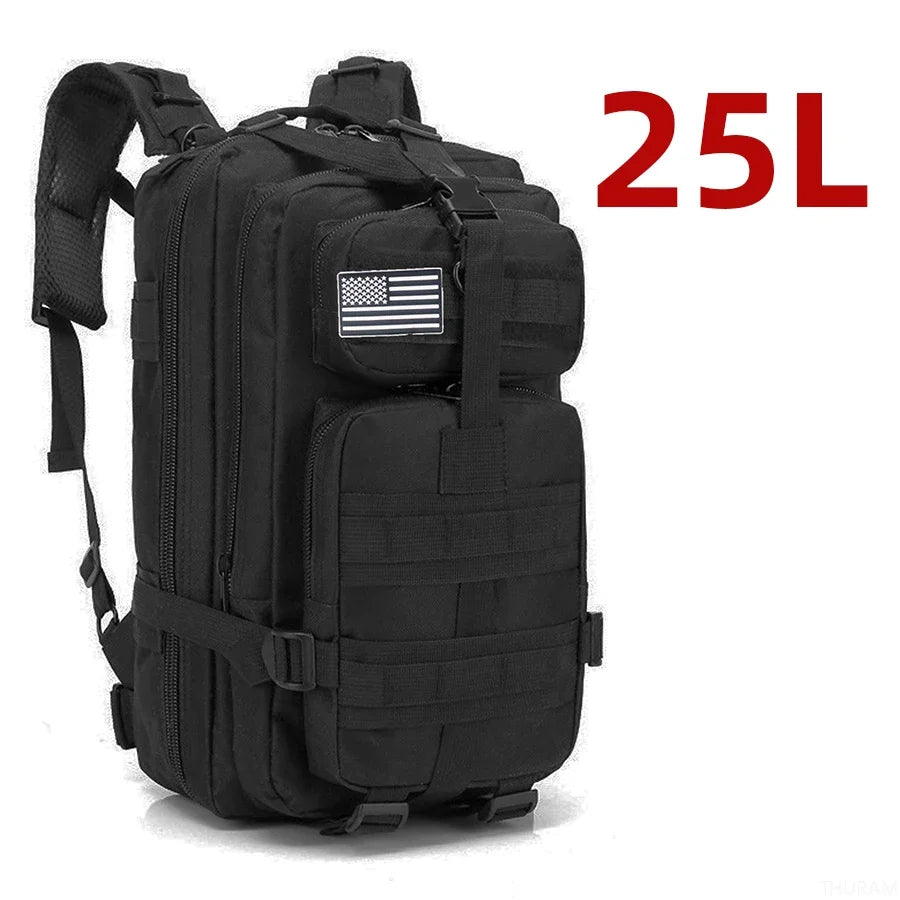 Mochila Militar Adventure - A Prova D'Água - Capacidade de 25 e 50 Litros - Diversas Cores