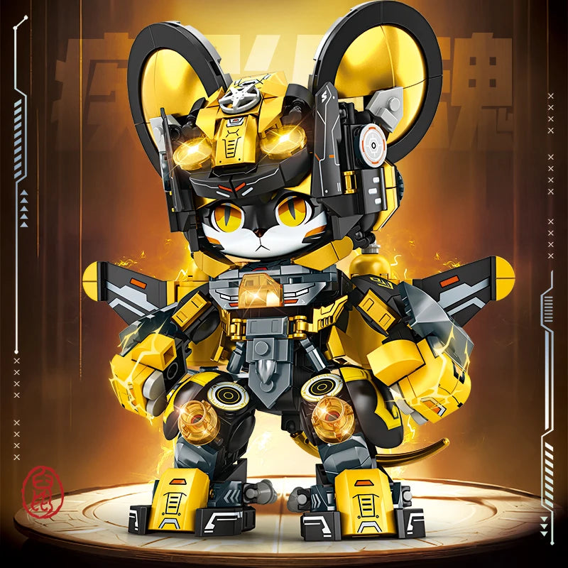 Heróis Zoodiacos - Robôs Animais Novidade 2025 Blocos para Montar