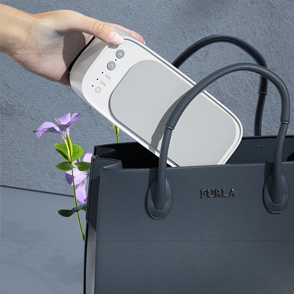 Clean-Care Machine - Higienizador Ultrassônico Portátil para Óculos, Relógios, Joias e Similares