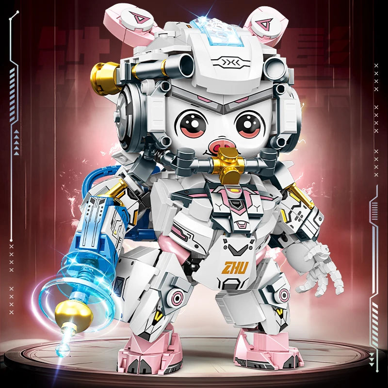 Heróis Zoodiacos - Robôs Animais Novidade 2025 Blocos para Montar