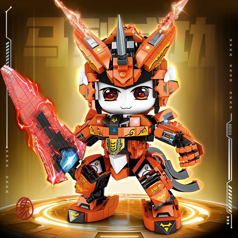 Heróis Zoodiacos - Robôs Animais Novidade 2025 Blocos para Montar