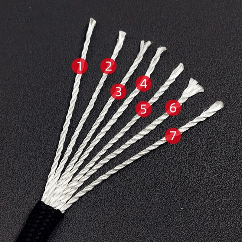 PolyCorda de Poliester Trançado de 4mm  - Náutica, Camping, Militar, Paraquedismo, Aventura, Casa e Trabalho