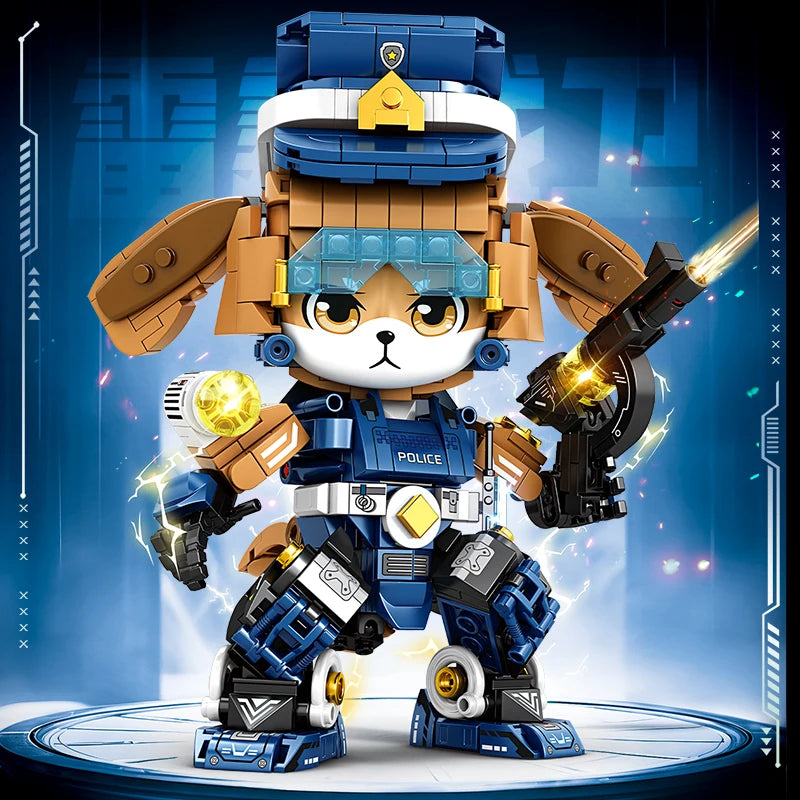 Heróis Zoodiacos - Robôs Animais Novidade 2025 Blocos para Montar