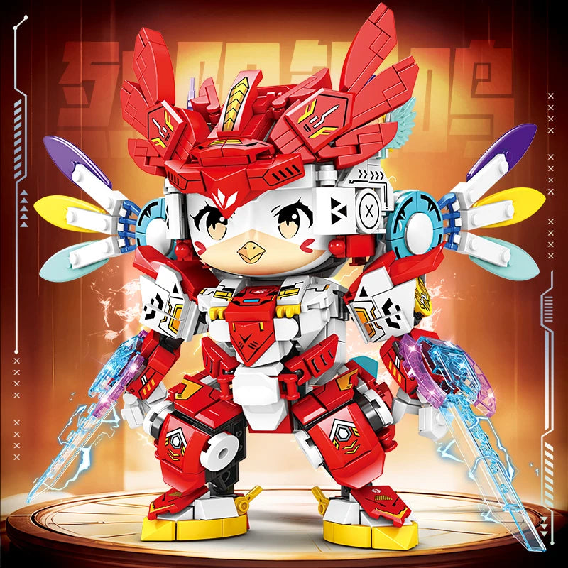 Heróis Zoodiacos - Robôs Animais Novidade 2025 Blocos para Montar