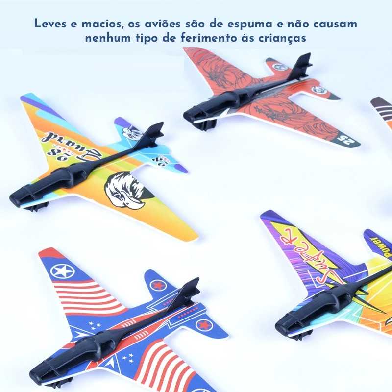 FlyPop - Pistola que Dispara Aviões de Espuma