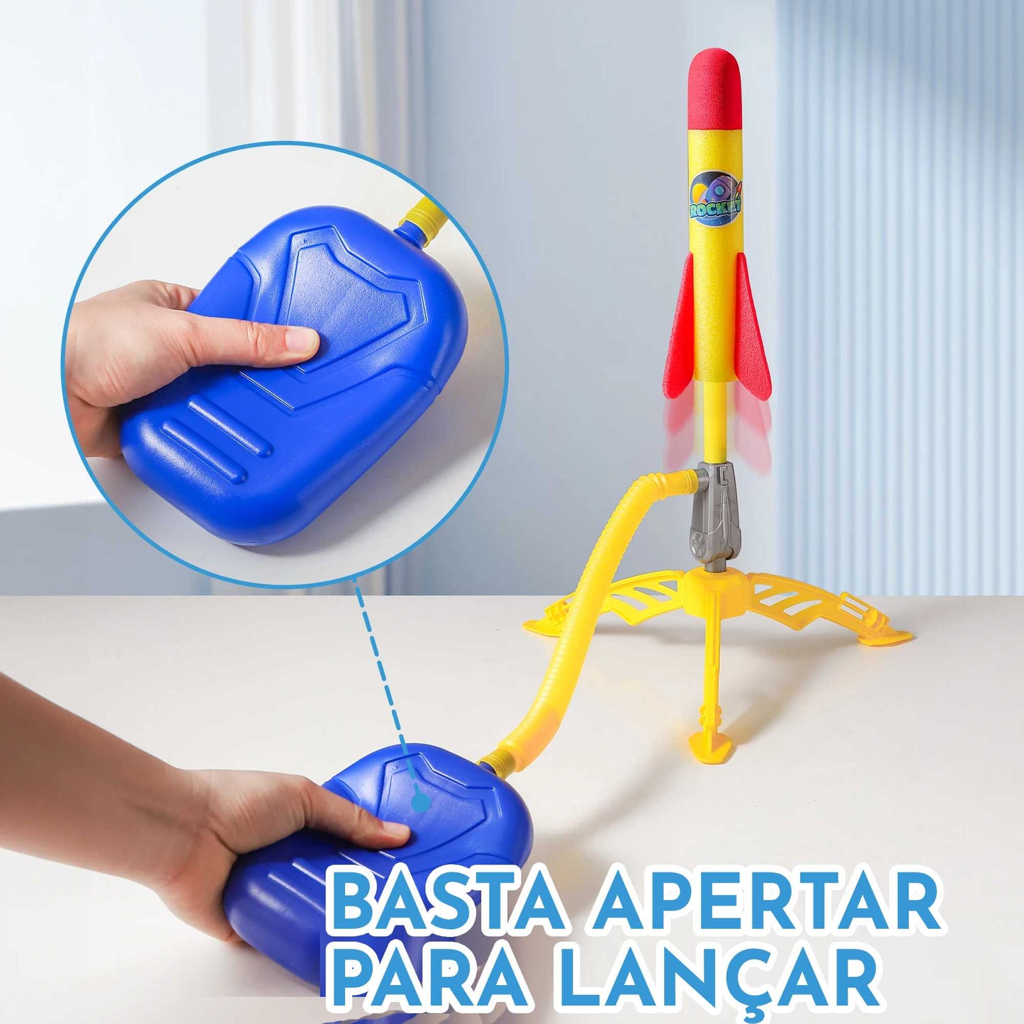 Rocket Star - Foguete de Espuma com propulsão a ar